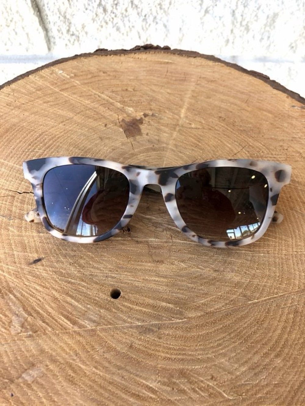 Krewe Charles oyster shell sunglasses.